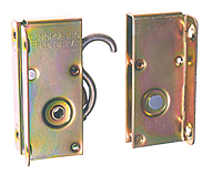 Latch and Receiver Reverse Mounted Spring Hook